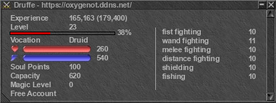 Signature for player Druffe