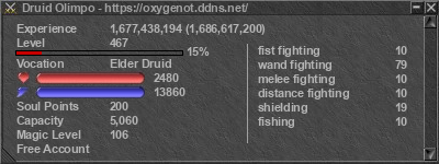 Signature for player Druid Olimpo