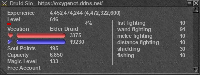 Signature for player Druid Sio