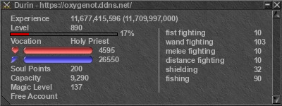 Signature for player Durin