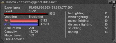 Signature for player Dusota