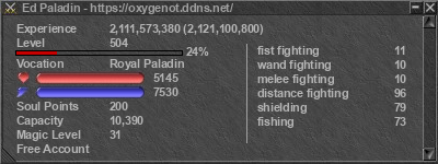 Signature for player Ed Paladin