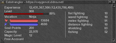 Signature for player Eelstrangler