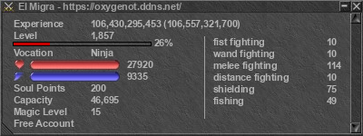 Signature for player El Migra