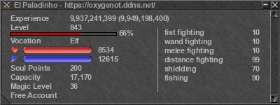 Signature for player El Paladinho