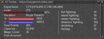 Signature for player El Tortas