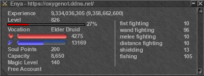 Signature for player Enya