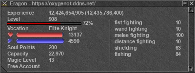 Signature for player Eragon