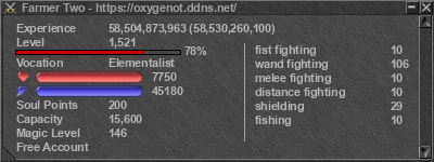 Signature for player Farmer Two