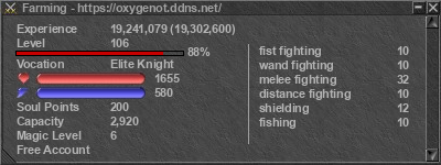 Signature for player Farming