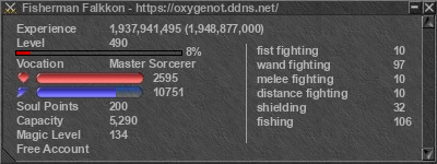 Signature for player Fisherman Falkkon