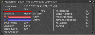 Signature for player Fisherman Zeus