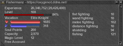 Signature for player Fishermanz