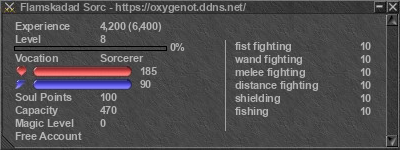 Signature for player Flamskadad Sorc