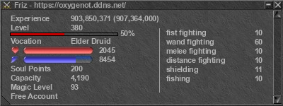 Signature for player Friz