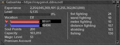 Signature for player Gabushka