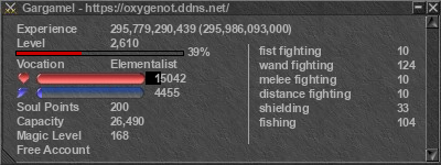 Signature for player Gargamel