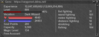 Signature for player Geno