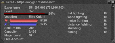 Signature for player Geralt