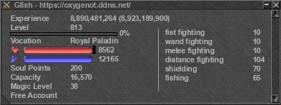 Signature for player Gfish