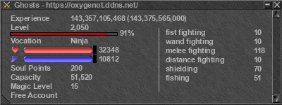 Signature for player Ghosts