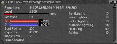 Signature for player Grim Two