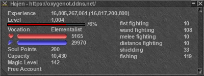 Signature for player Hajen