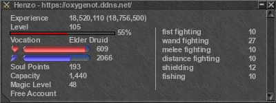 Signature for player Henzo