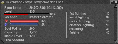 Signature for player Hexenbane