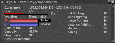 Signature for player Highlife