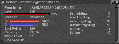 Signature for player Hombre