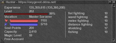 Signature for player Hunter