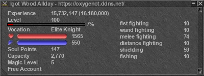 Signature for player Igot Wood Allday