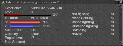 Signature for player Inhere