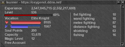 Signature for player Isunner