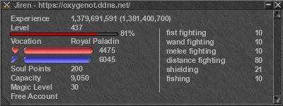 Signature for player Jiren