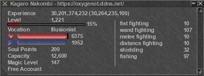 Signature for player Kagaro Nakombi