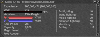 Signature for player Karlie Chirk