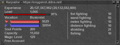 Signature for player Karpador