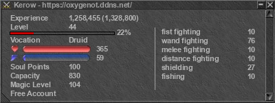 Signature for player Kerow