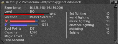 Signature for player Ketchup Z Pomidorami