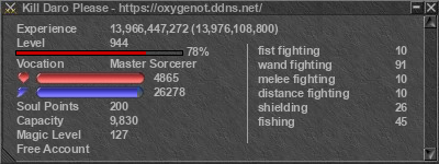 Signature for player Kill Daro Please
