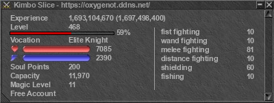 Signature for player Kimbo Slice