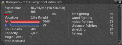 Signature for player Kinapolo