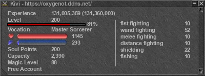 Signature for player Kivi