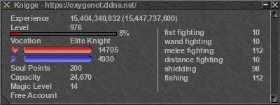 Signature for player Knigge