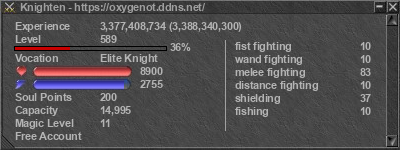 Signature for player Knighten