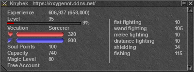 Signature for player Knybek