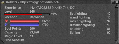 Signature for player Kokster