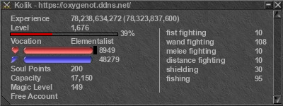 Signature for player Kolik